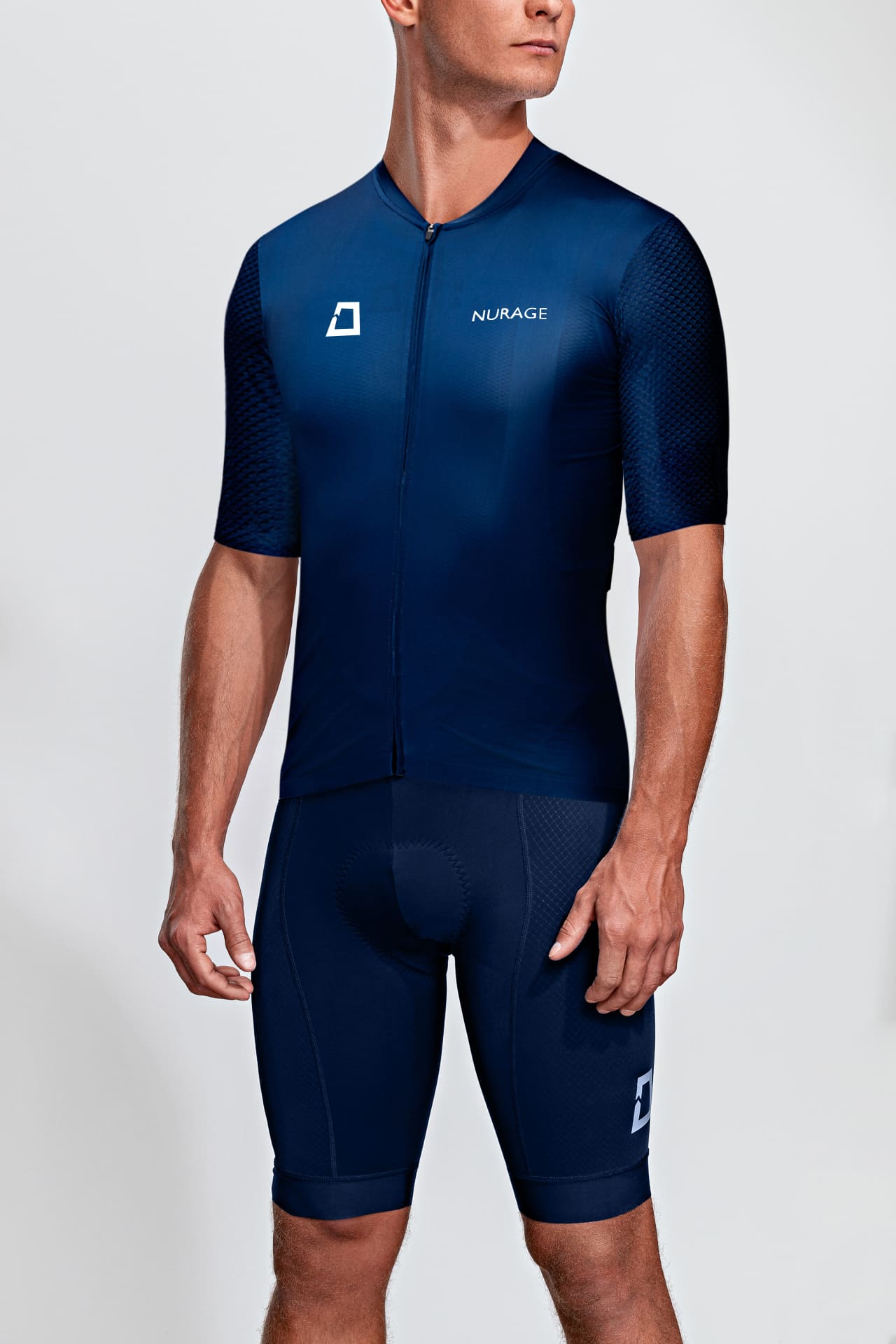 Men's Short Sleeve Jersey (Blue) – Nurage Sport