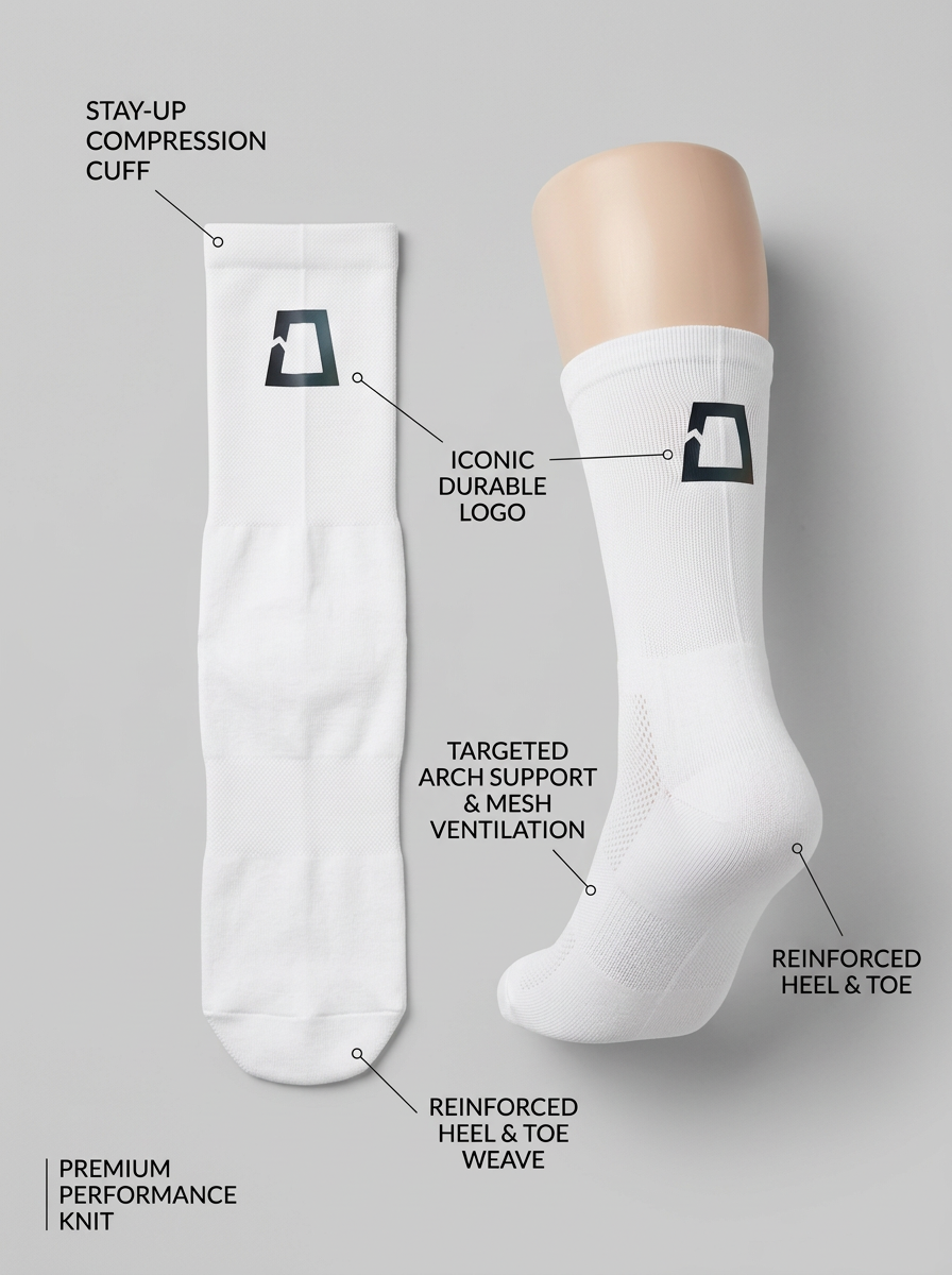 Nurage Socks - Back logo